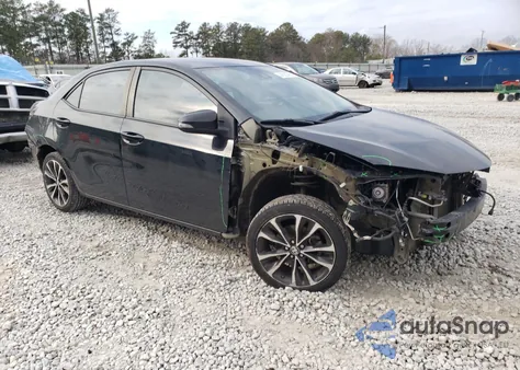 2018 Toyota Corolla L z USA, uszkodzony, nr VIN 5YFBURHE6JP743402